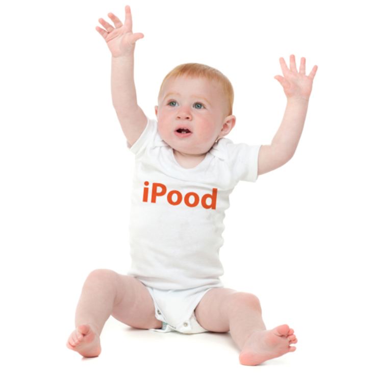 Personalised iPood Baby Grow product image