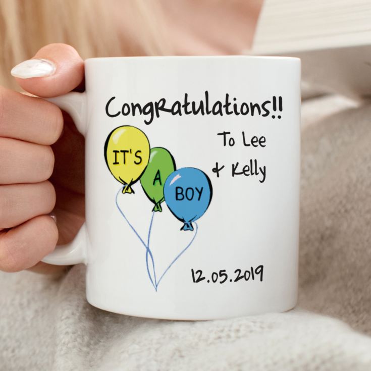 Its a Boy Personalised Mug product image