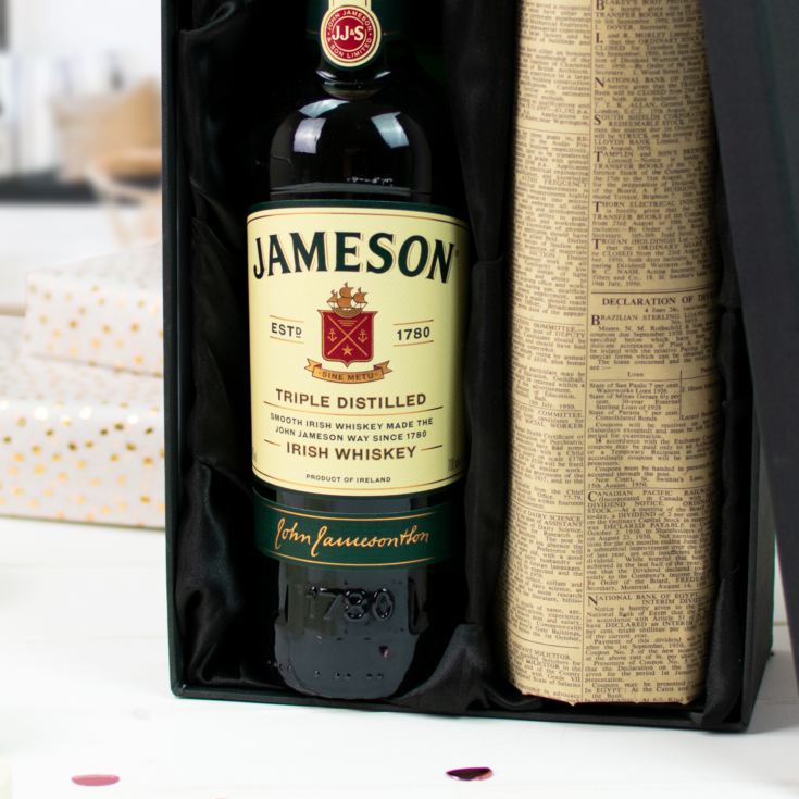 Jameson Irish Whiskey and Original Newspaper product image