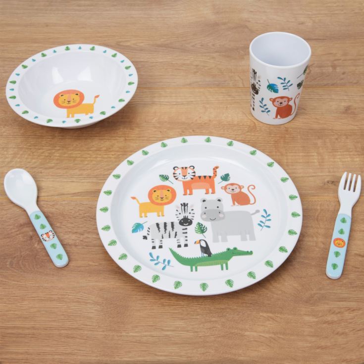 Jungle Five Piece Melamine Breakfast Set product image