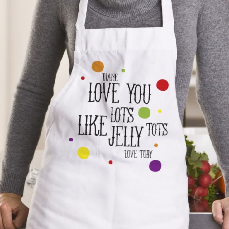 Personalised Jelly Tots Apron product image