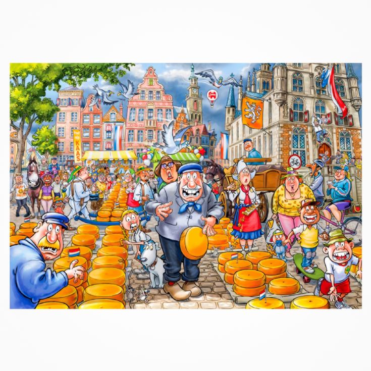Wasgij Original 38 Market Meltdown 1000 Piece Jigsaw Puzzle product image