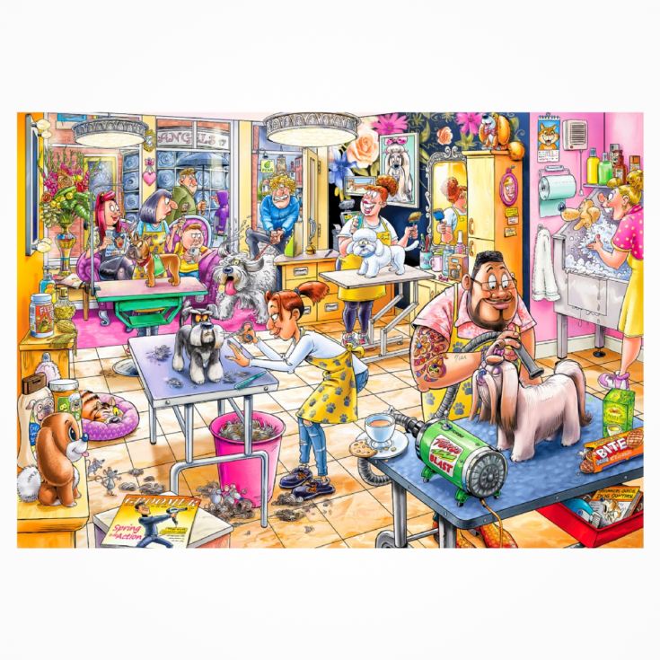 Wasgij Mystery 23 Pooch Parlour 1000 Piece Jigsaw Puzzle product image