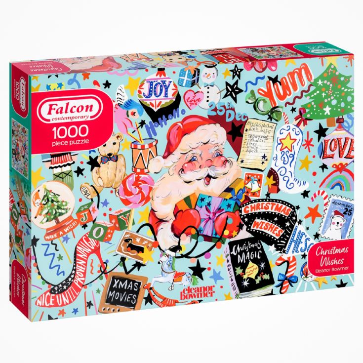 Falcon Contemporary Christmas Wishes 1000 Piece Jigsaw Puzzle product image