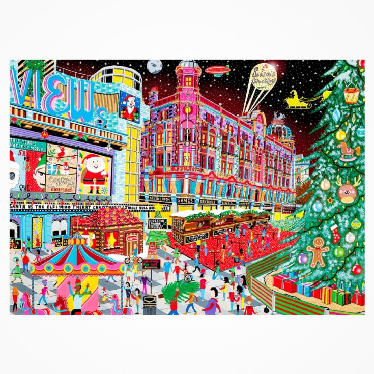 Falcon Contemporary Christmas at Leicester Square 1000 Piece Jigsaw Puzzle product image