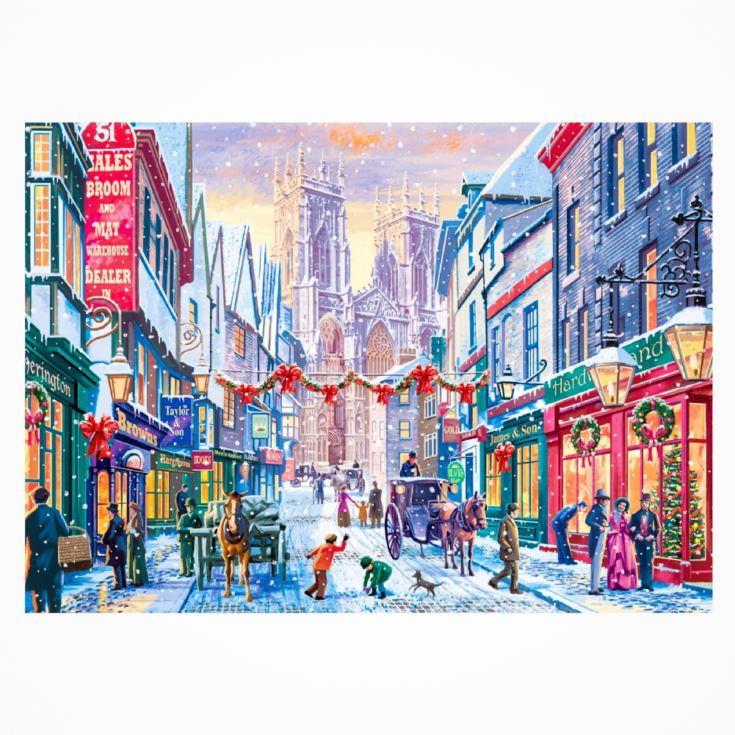 Falcon Deluxe Christmas in York 1000 Piece Jigsaw Puzzle product image
