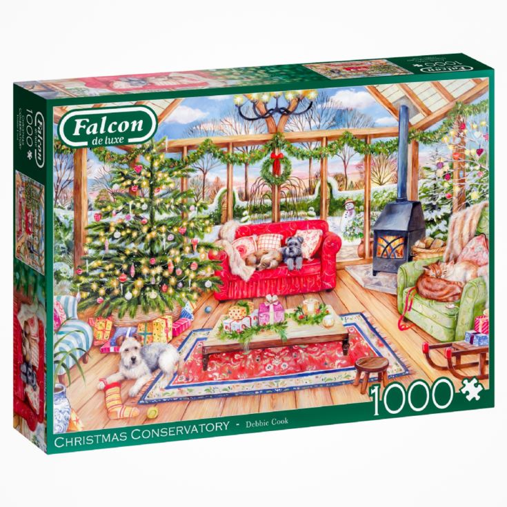 Deluxe Christmas Conservatory 1000 Piece Jigsaw Puzzle product image