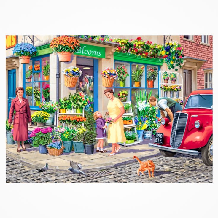 Deluxe Corner Shops 4 pack 1000 Piece Jigsaw Puzzle product image