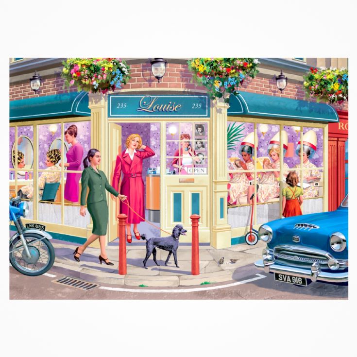Deluxe Corner Shops 4 pack 1000 Piece Jigsaw Puzzle product image