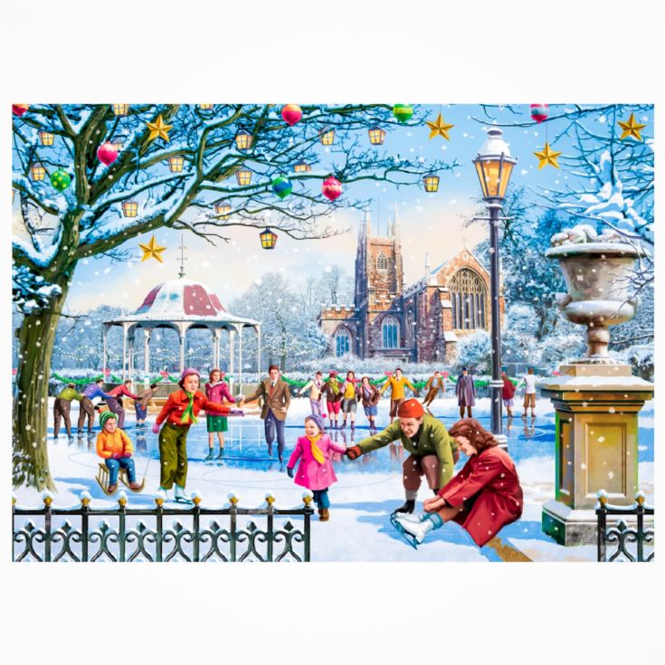 Family Time at Christmas 4 pack 1000 Piece Jigsaw Puzzles product image