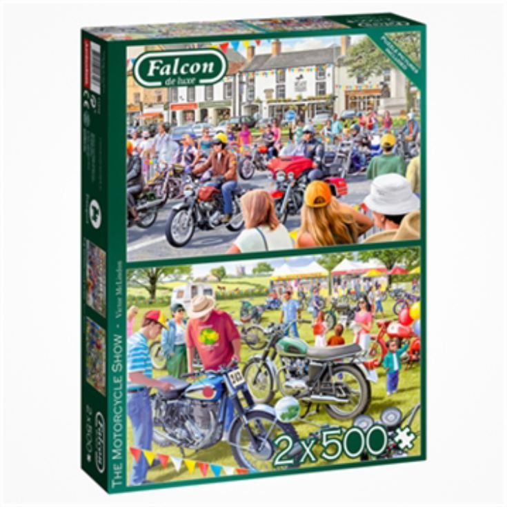 Motorcycle Show 2 x 500pc Jigsaw Puzzle product image