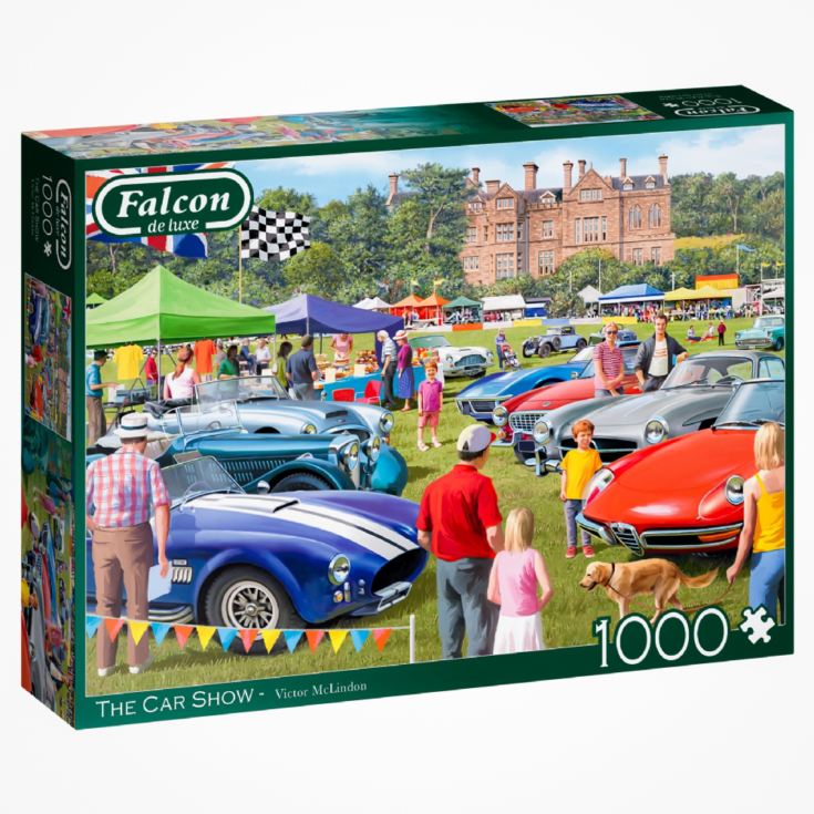 The Car show 1000 Piece Falcon Jigsaw Puzzle product image