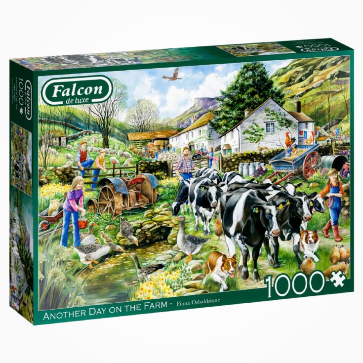 Another Day on the Farm 1000 Piece Falcon Jigsaw Puzzle product image