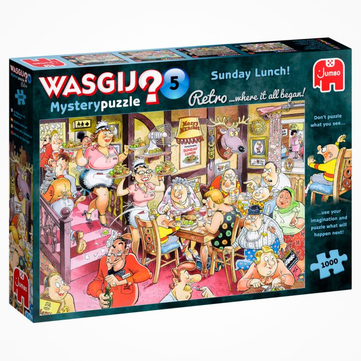 Wasgij Mystery Retro 5 Sunday Lunch Jigsaw Puzzle product image