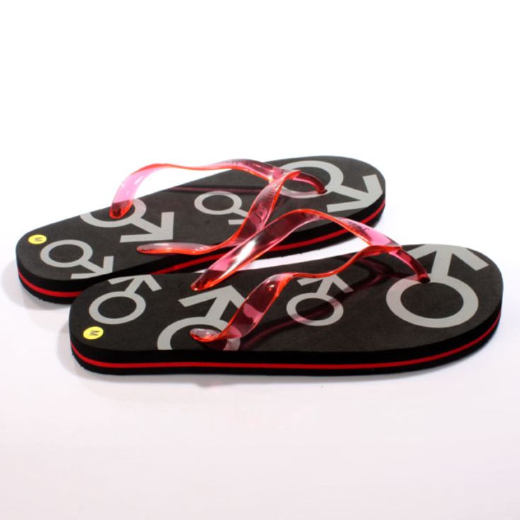 Just Married Flip Flops for Him product image
