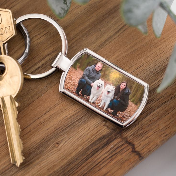 Engraved Photo Keyring product image