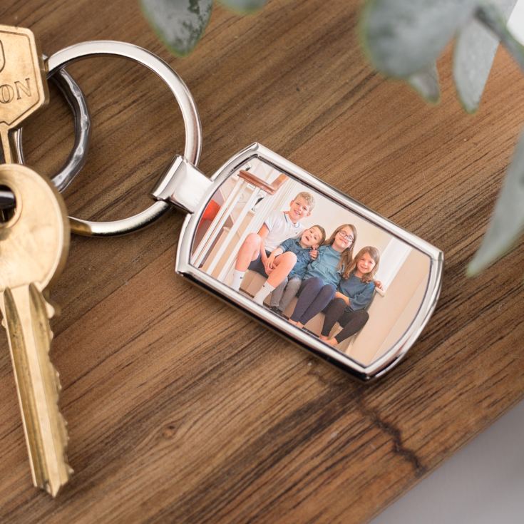 Engraved Photo Keyring product image