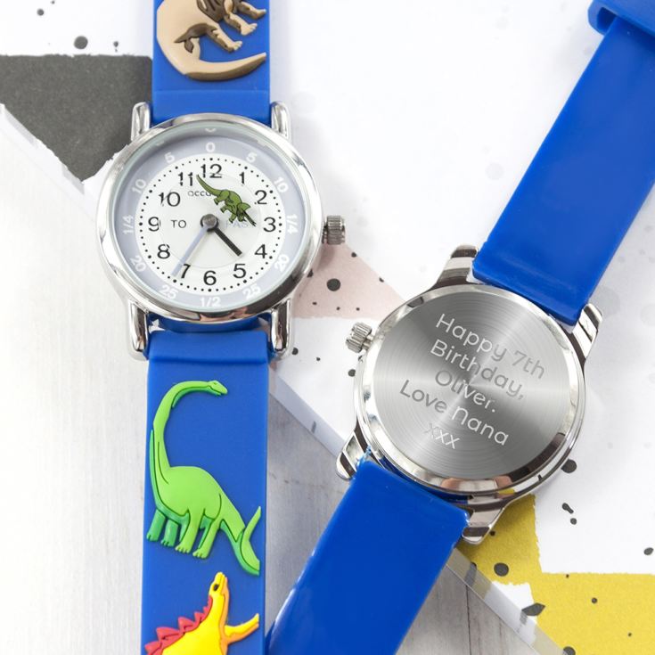 Kids Personalised Dinosaur Watch The Gift Experience