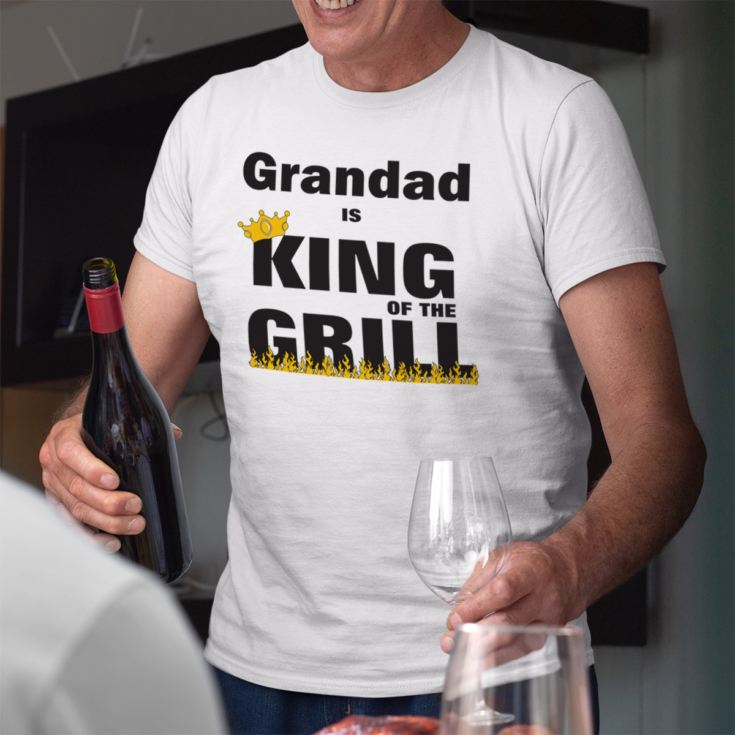 King of the Grill Personalised T-Shirt product image