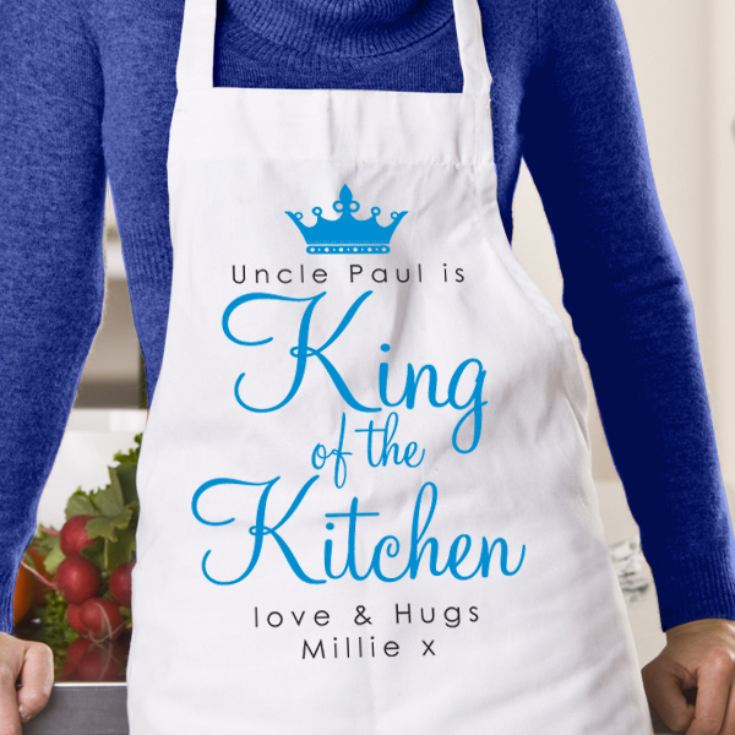 Personalised King Of The Kitchen Apron product image