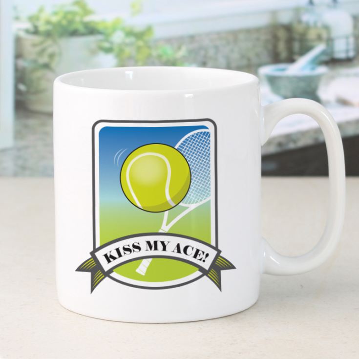 Personalised Kiss My Ace Tennis Mug product image