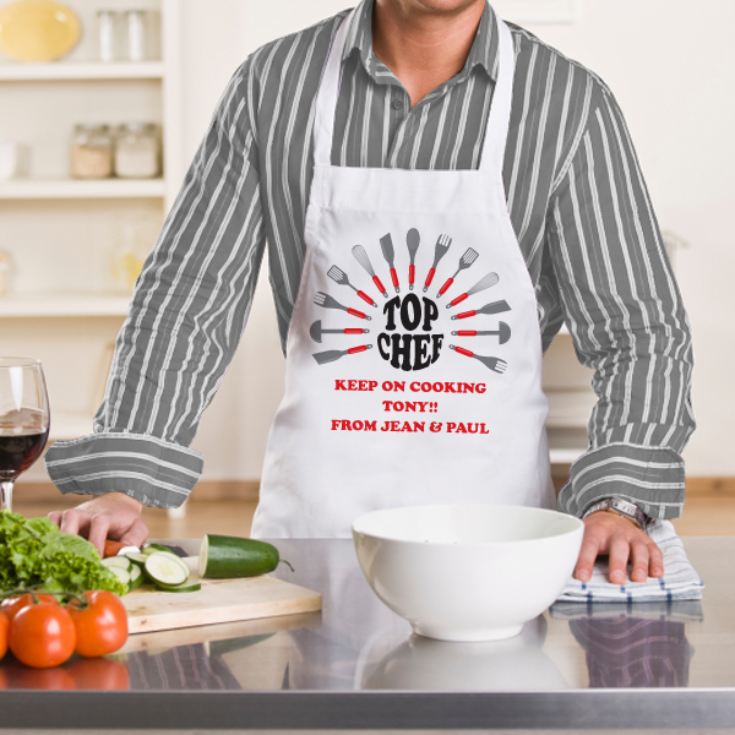 Top Chef Personalised Apron product image