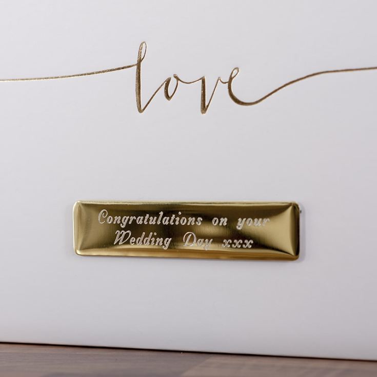 Personalised Contemporary Love Design Guest Book product image