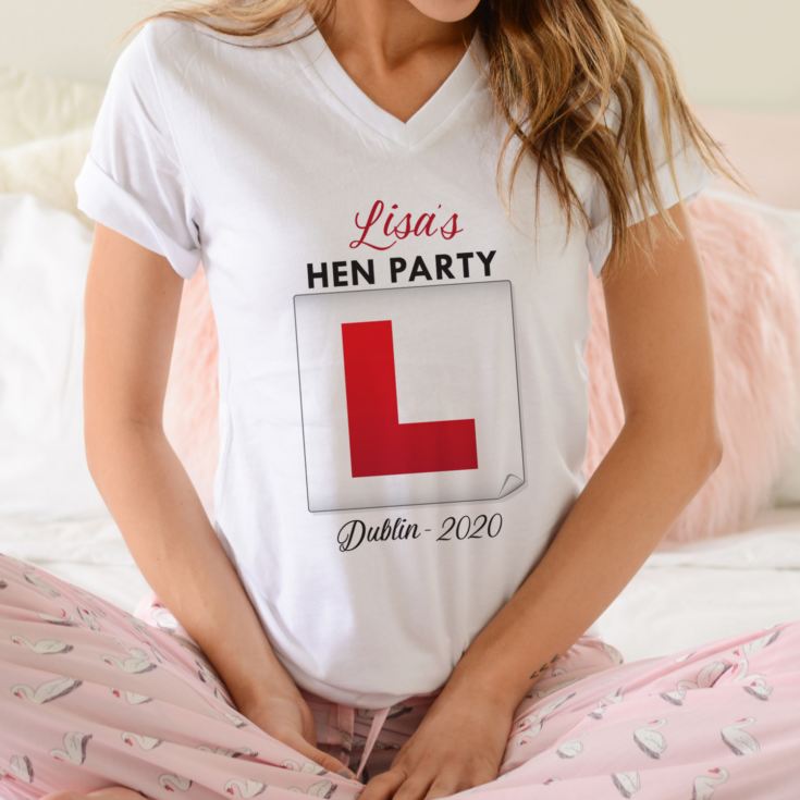 L Plate  V-Neck T-Shirt product image