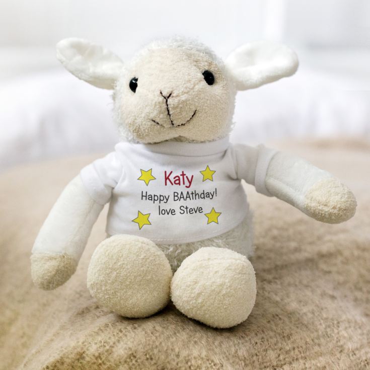 Personalised Valentine's Little Lamb product image