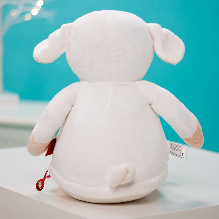 Personalised Embroidered Cubbies Lamb Soft Toy product image
