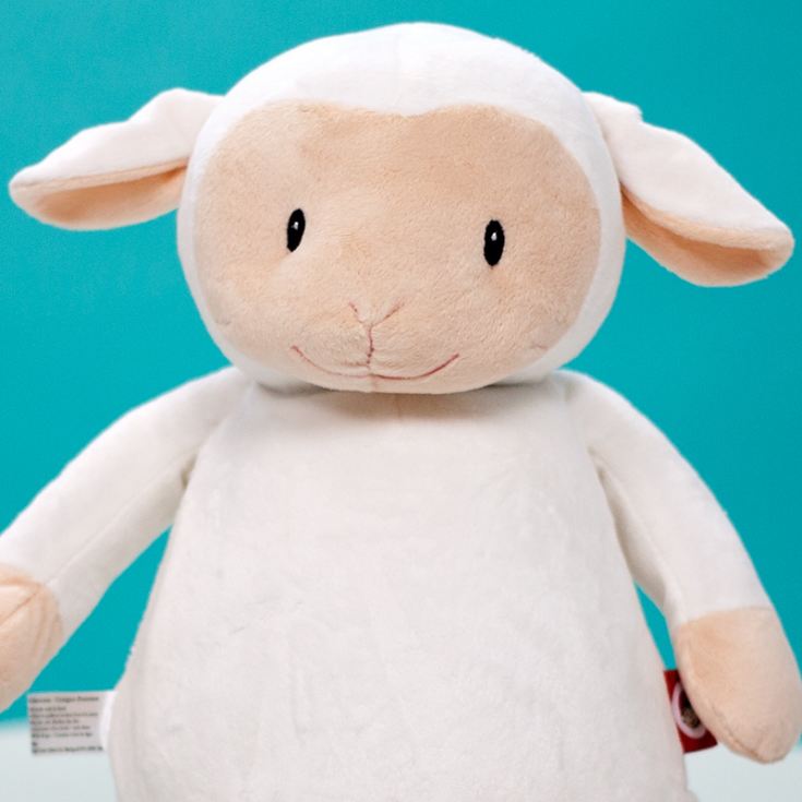 Personalised Embroidered Cubbies Lamb Soft Toy product image