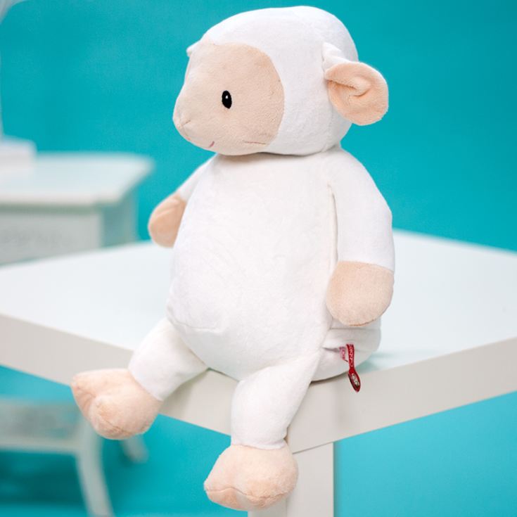 Personalised Embroidered Cubbies Lamb Soft Toy product image