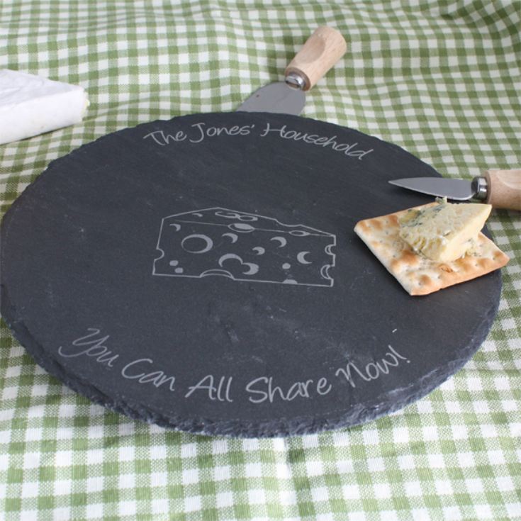 Personalised Slate Lazy Susan product image