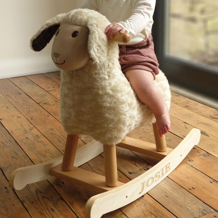 Personalised Lambert The Sheep Infant Rocker - 9 Months + product image