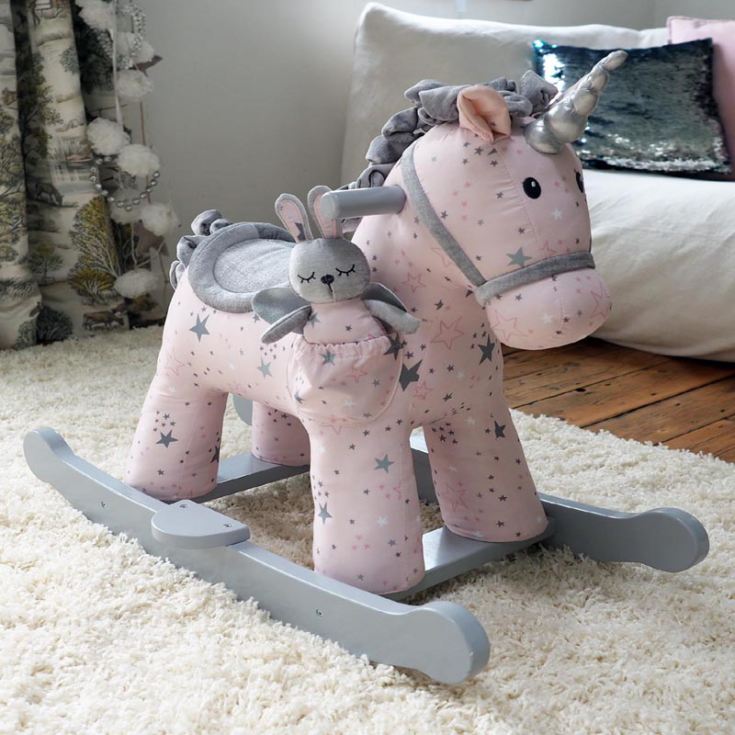 Personalised Celeste And Fae Rocking Unicorn product image