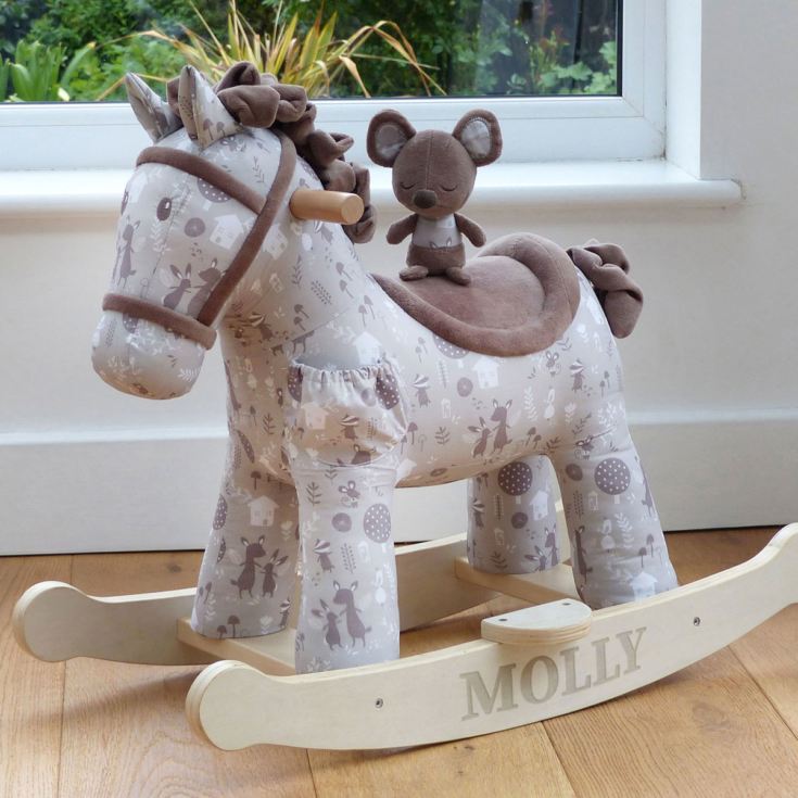 Biscuit & Skip Personalised Rocking Horse 9 Months + product image