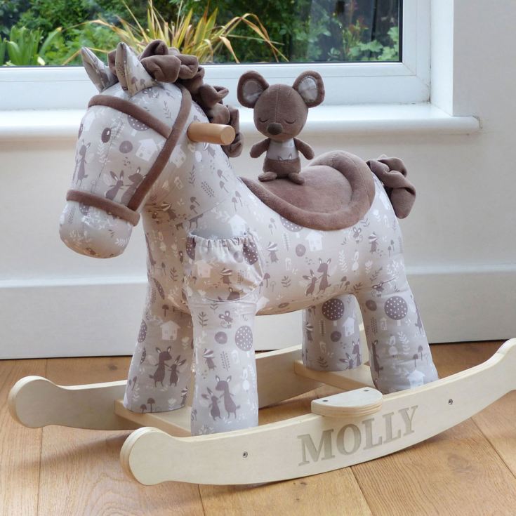 personalised baby rocking horse