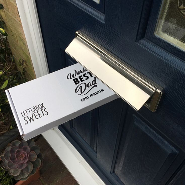 Worlds Best Dad - Personalised Letterbox Sweets product image