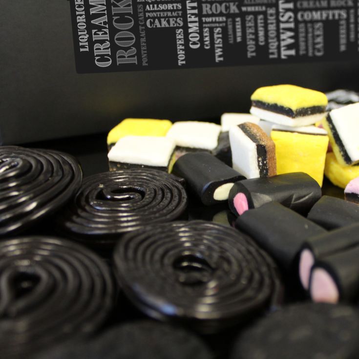 Personalised Liquorice Sweet Collection The Gift Experience