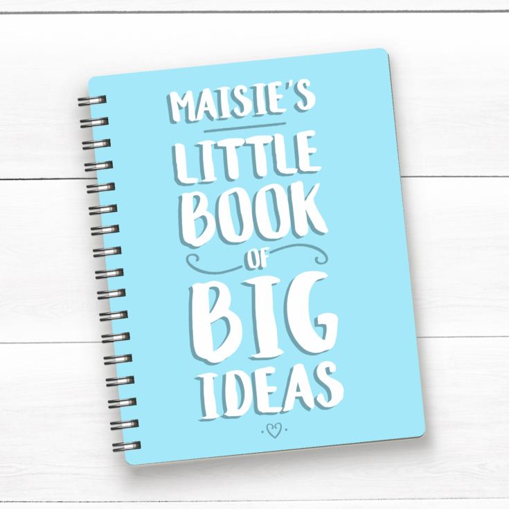 Personalised Little Book Of Big Ideas A5 Notebook product image