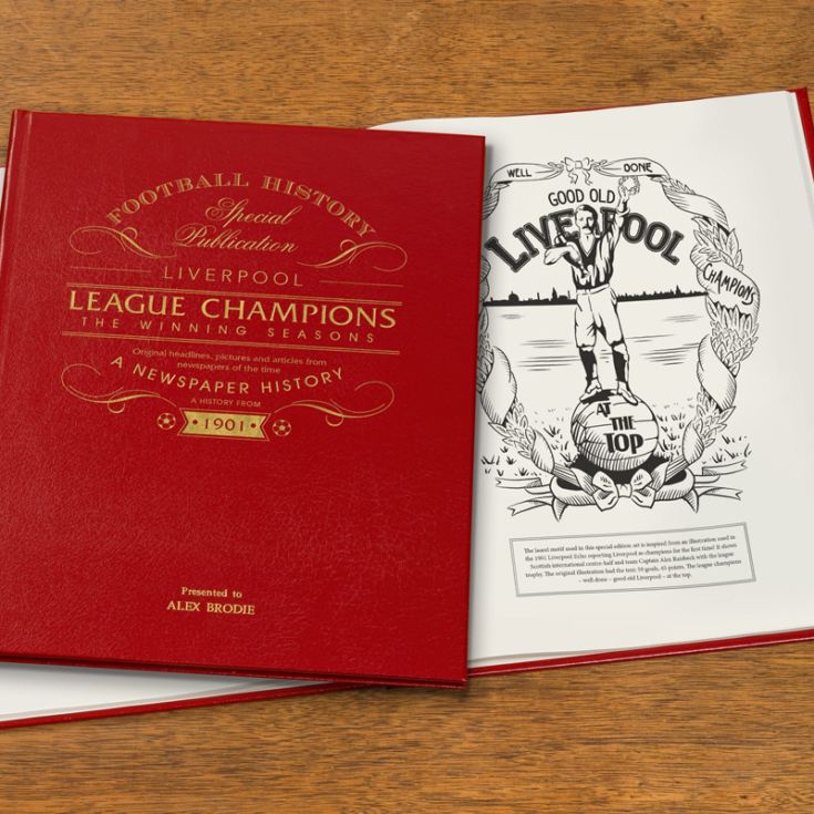 Liverpool League Champions – The Winning Seasons Newspaper Book product image