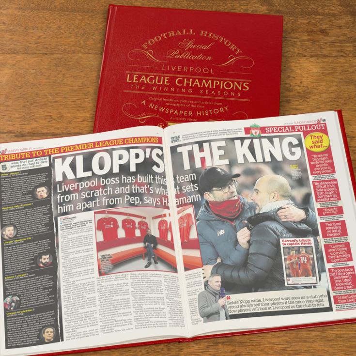 Liverpool League Champions – The Winning Seasons Newspaper Book product image