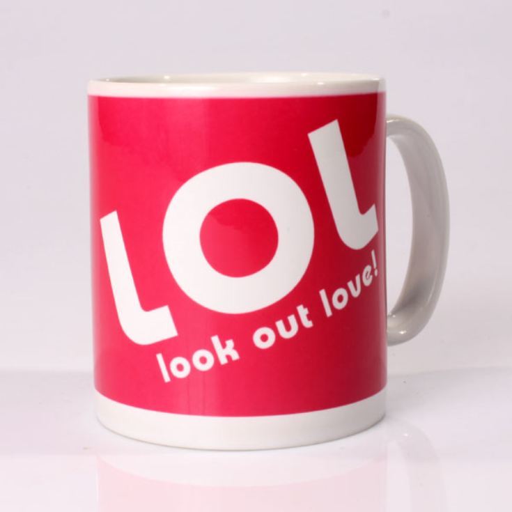 Personalised OAP LOL Txt Mug product image