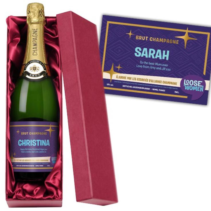 Loose Women Personalised Bottle of Champagne product image