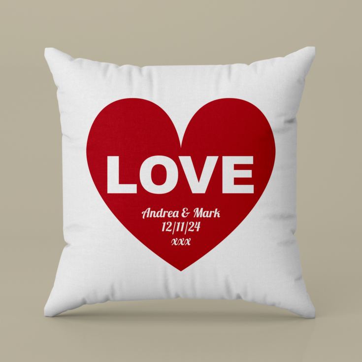 Personalised Love Cushion product image