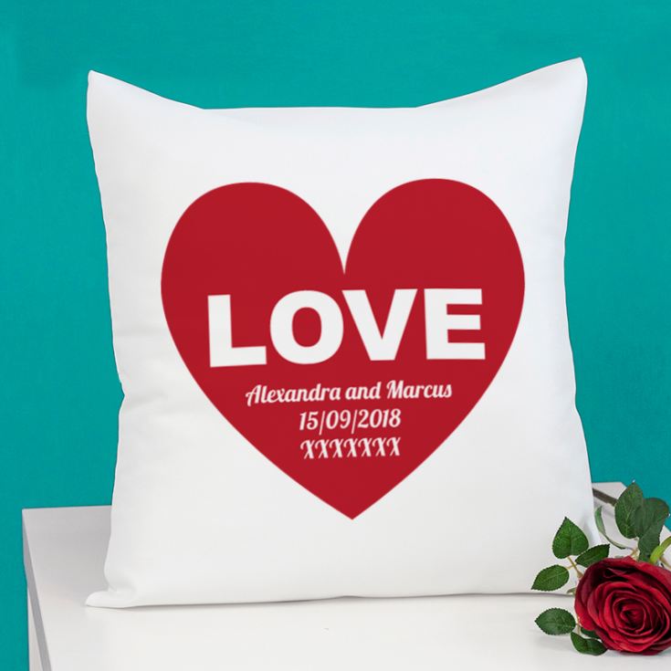 Personalised Love Cushion product image