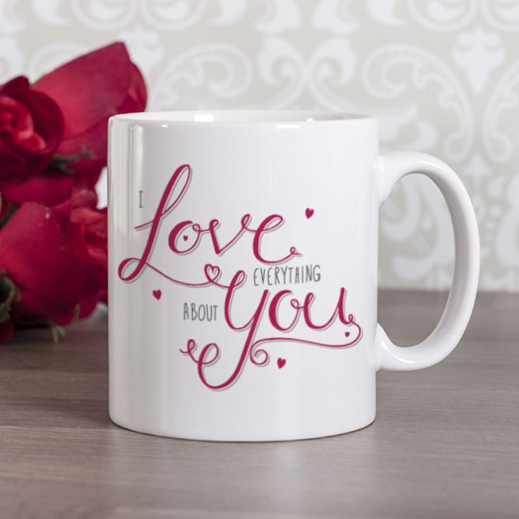 Personalised I Love Everything About You Mug product image