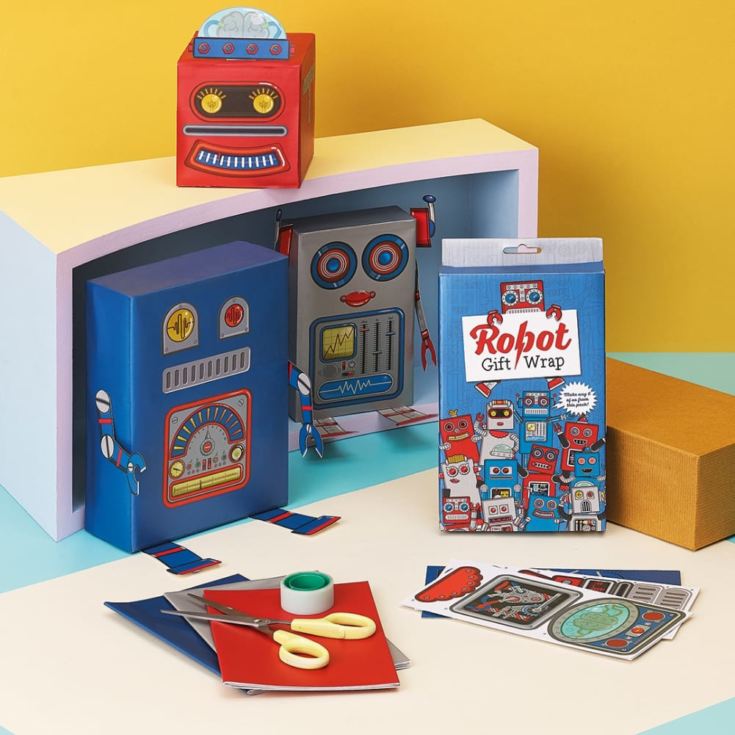 Build a Robot Gift Wrap Set product image