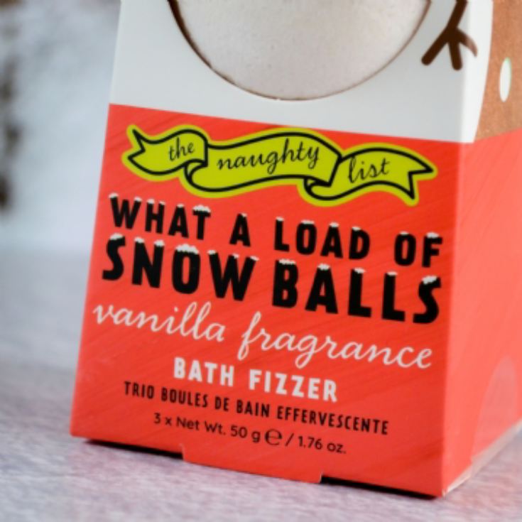 The Naughty List Snow Balls - Fizzer trio product image