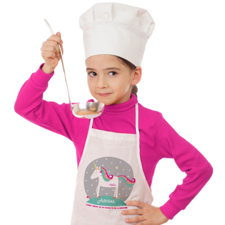 Personalised Magical Unicorn Childrens Apron product image